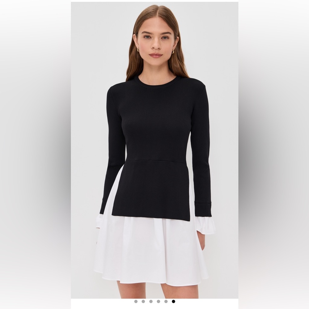 ENGLISH FACTORY Knit Combo Dress - Picture 4 of 12